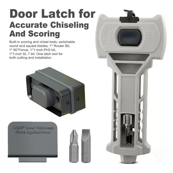 🔥 HOT SALE 🔥🔧 DIY Door Upgrade 50% OFF – Door Latch Installation Kit for Precise Lock Setup