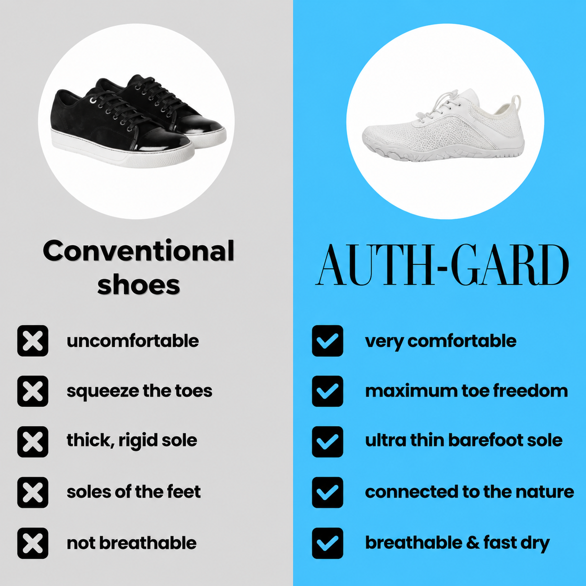 Easy Slip-On Barefoot Shoes