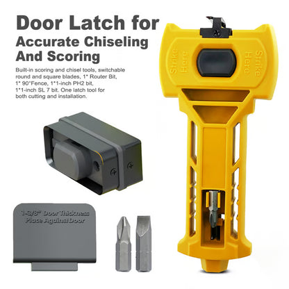 🔥 HOT SALE 🔥🔧 DIY Door Upgrade 50% OFF – Door Latch Installation Kit for Precise Lock Setup