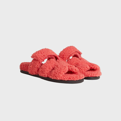 Hermes Chypre Sandal Shearling Women