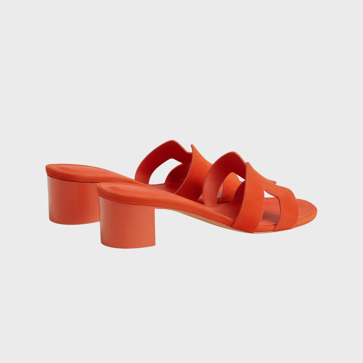 Hermes Oasis Sandals in Suede Goatskin