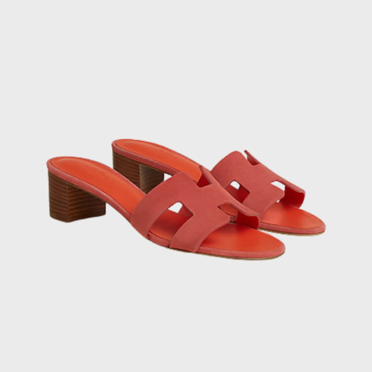 Hermes Oasis Sandals in Suede Goatskin