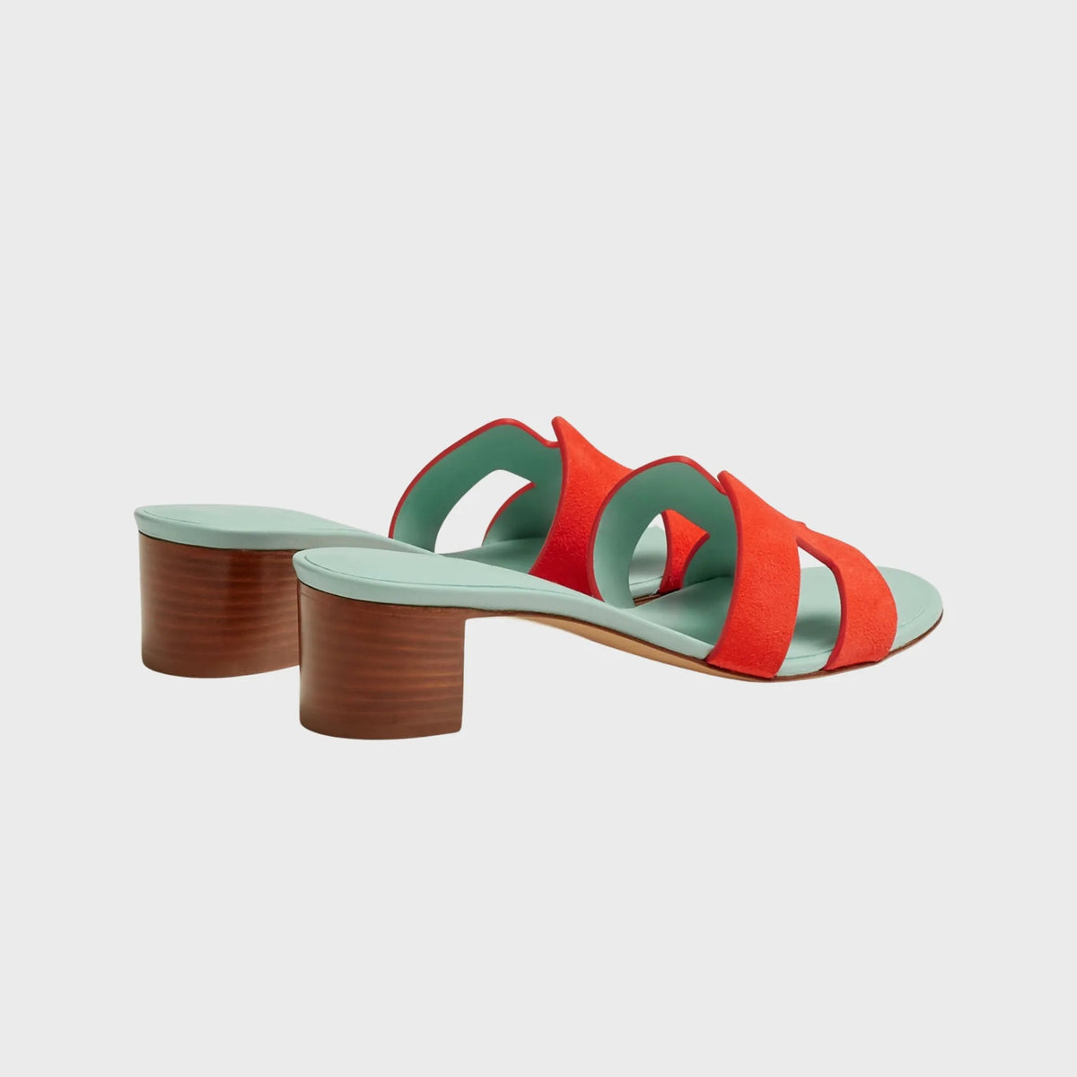 Hermes Oasis Sandals in Suede Goatskin