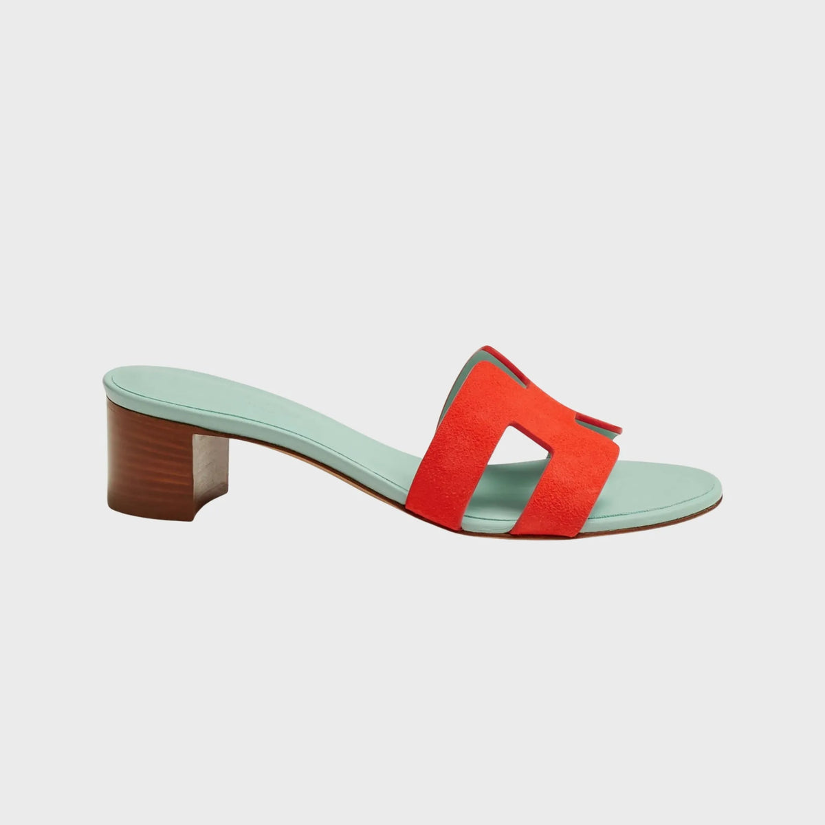 Hermes Oasis Sandals in Suede Goatskin