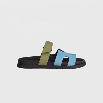 Chypre Sandal Duo Tone Suede Women