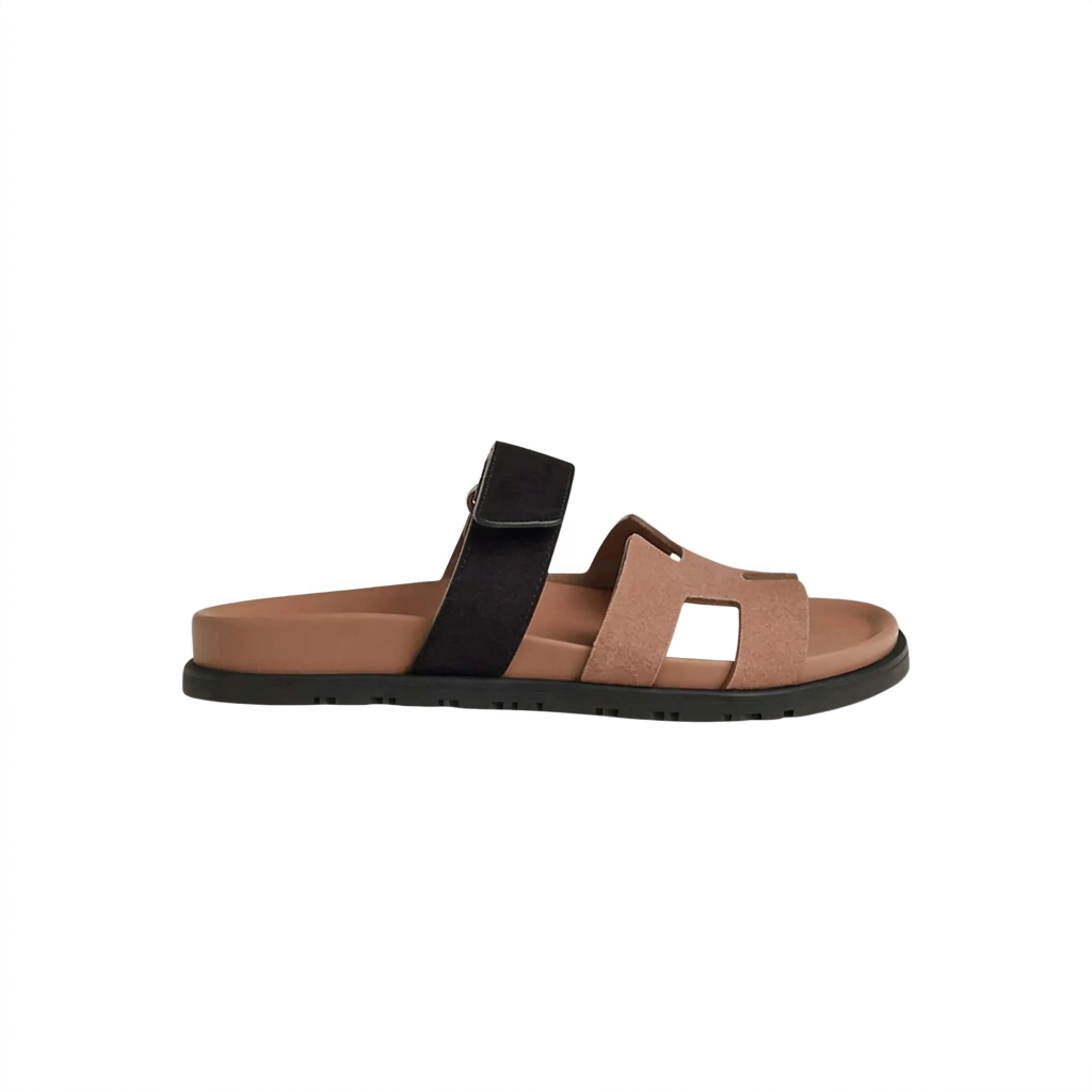 Chypre Sandal Duo Tone Suede Women