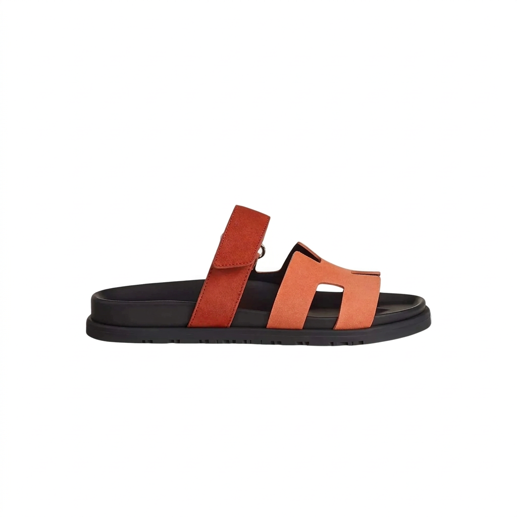 Chypre Sandal Duo Tone Suede Women