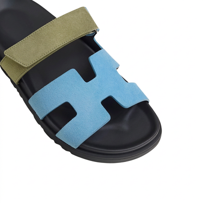 Chypre Sandal Duo Tone Suede Women