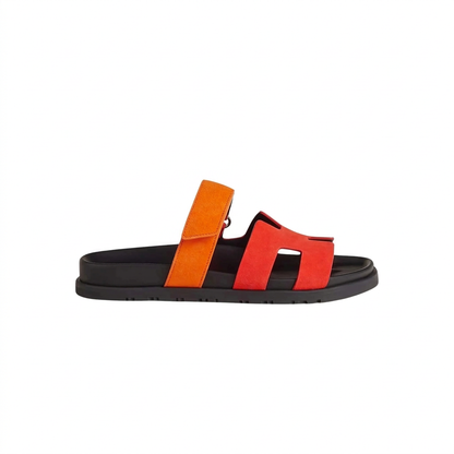 Chypre Sandal Duo Tone Suede Women