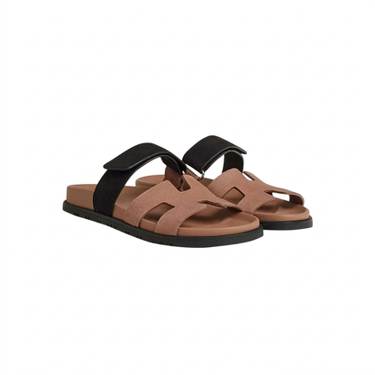Chypre Sandal Duo Tone Suede Women