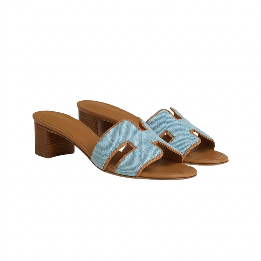 Oasis Sandals in Embroidered Leather