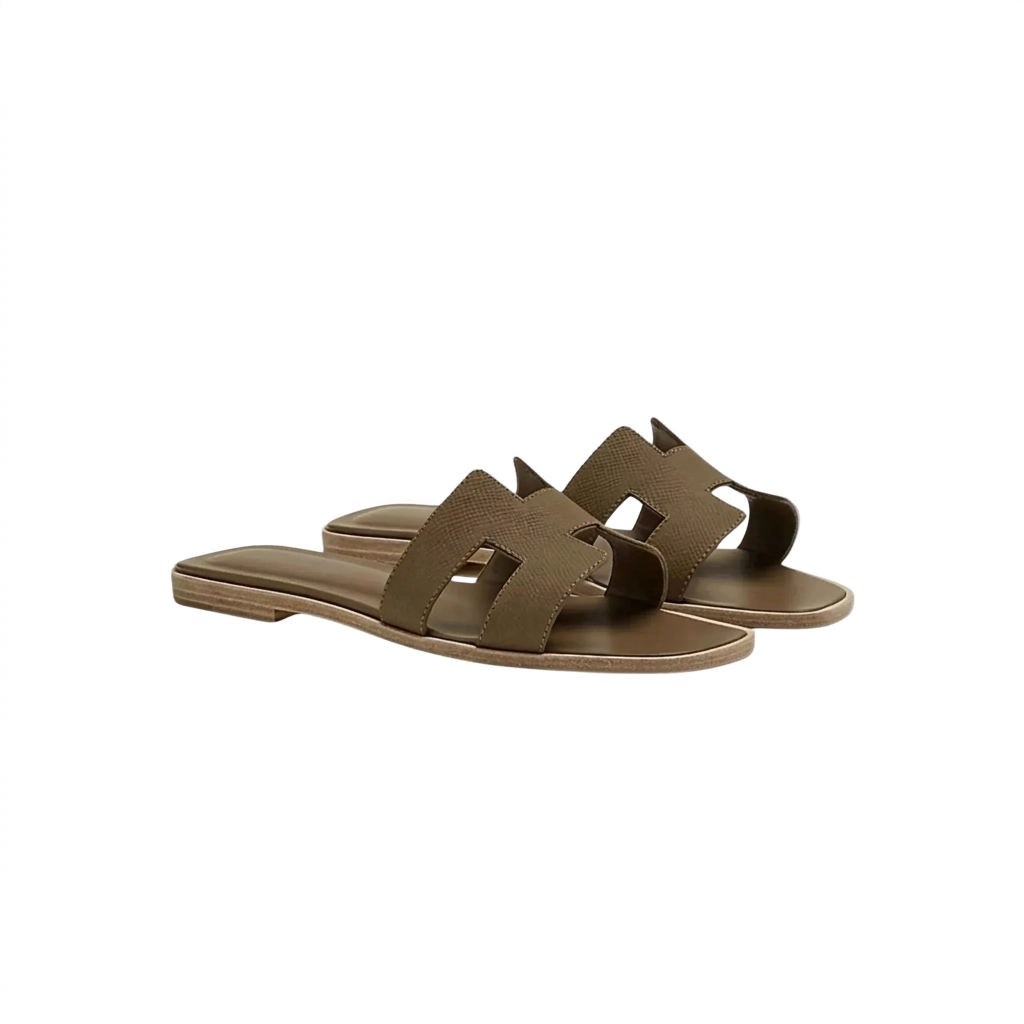 Oran Sandals in Epsom Calfskin