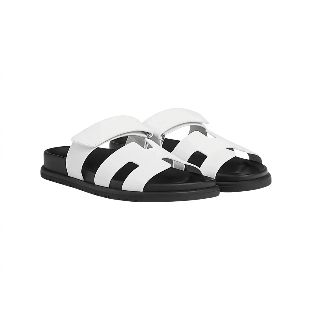 Chypre Sandals in Blanc