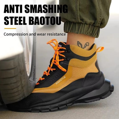 Steelhaven - Men's Steel Toe Work Boots | Shock Absorbing